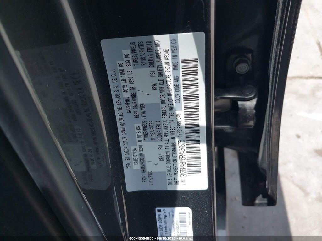 3MZBPABM6RM434876 2024 MAZDA MAZDA3 photo no. 9