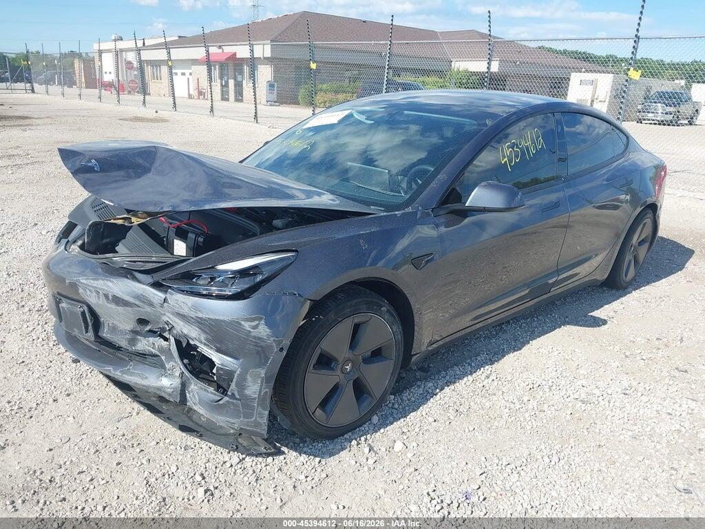 5YJ3E1EBXMF914956 2021 TESLA MODEL 3 photo no. 2