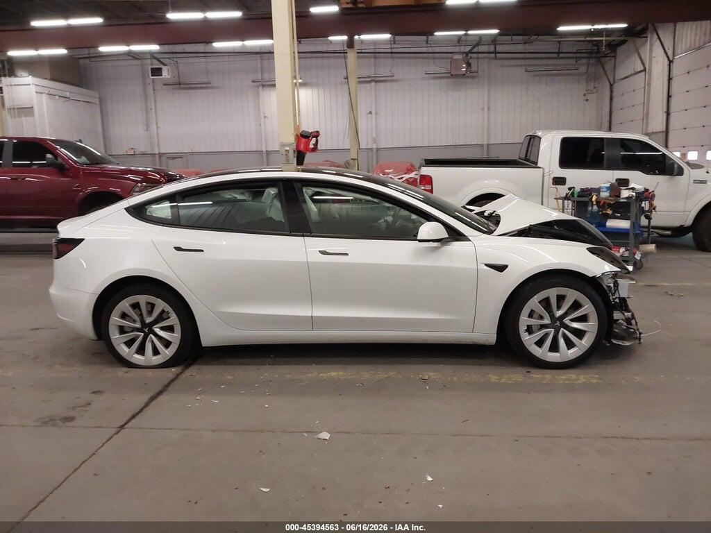 5YJ3E1EB6NF365600 2022 TESLA MODEL 3 photo no. 12