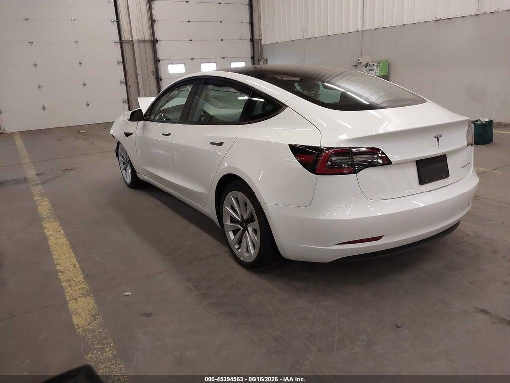 5YJ3E1EB6NF365600 2022 TESLA MODEL 3 photo no. 3