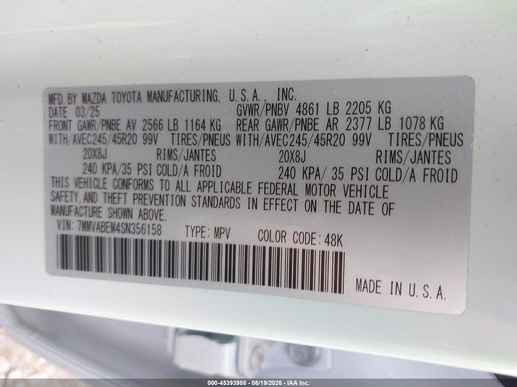7MMVABEM4SN356158 2025 MAZDA CX-50 photo no. 9