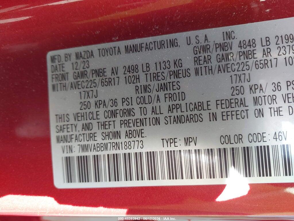 7MMVABBM7RN188773 2024 MAZDA CX-50 photo no. 9