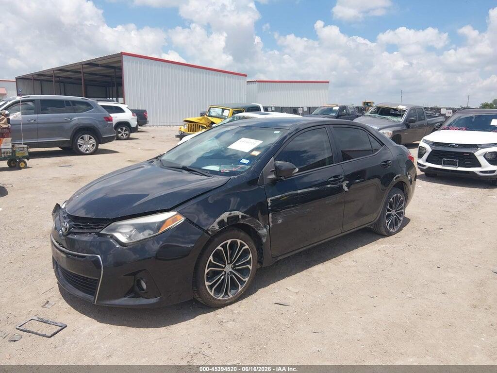 5YFBURHE1FP337843 2015 TOYOTA COROLLA photo no. 2