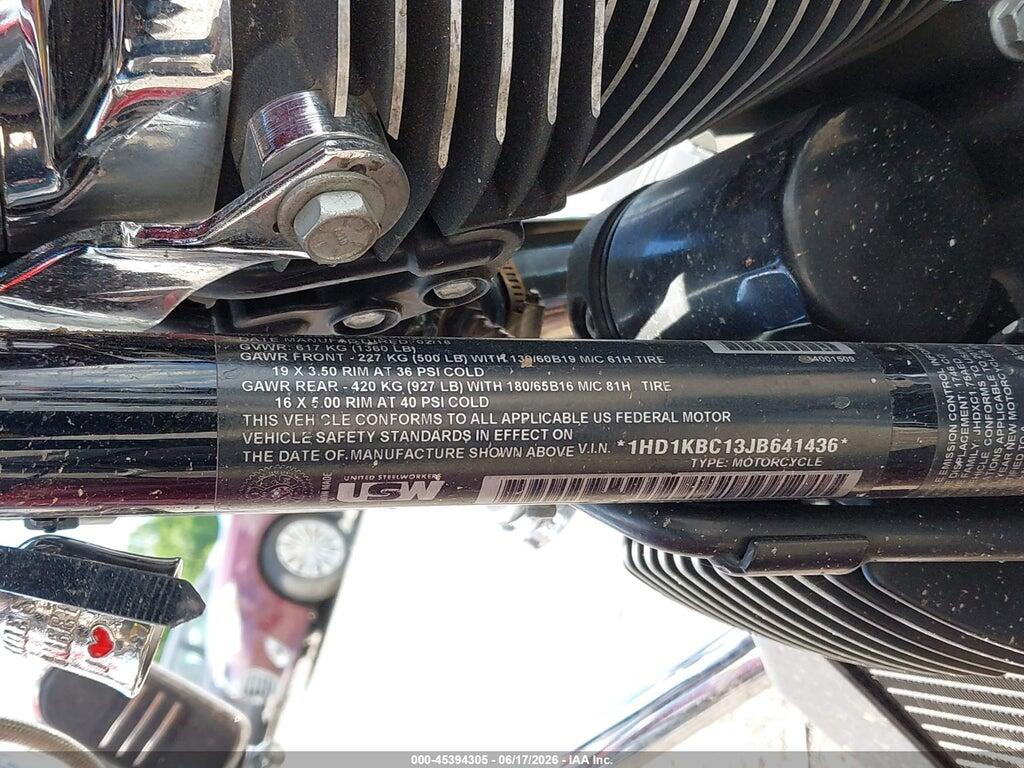 1HD1KBC13JB641436 2018 HARLEY-DAVIDSON FLHX photo no. 10
