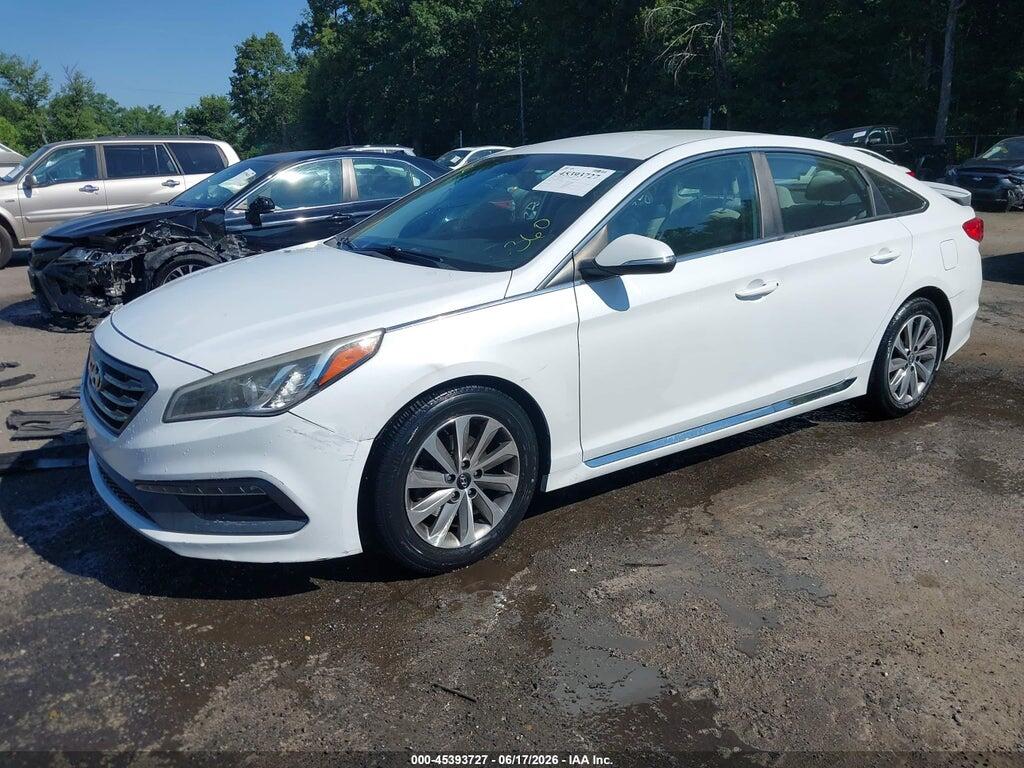 5NPE34AF2GH323356 2016 HYUNDAI SONATA photo no. 2