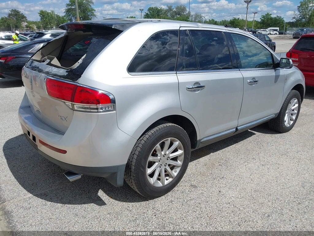 2LMDJ6JK7BBJ20526 2011 LINCOLN MKX photo no. 4