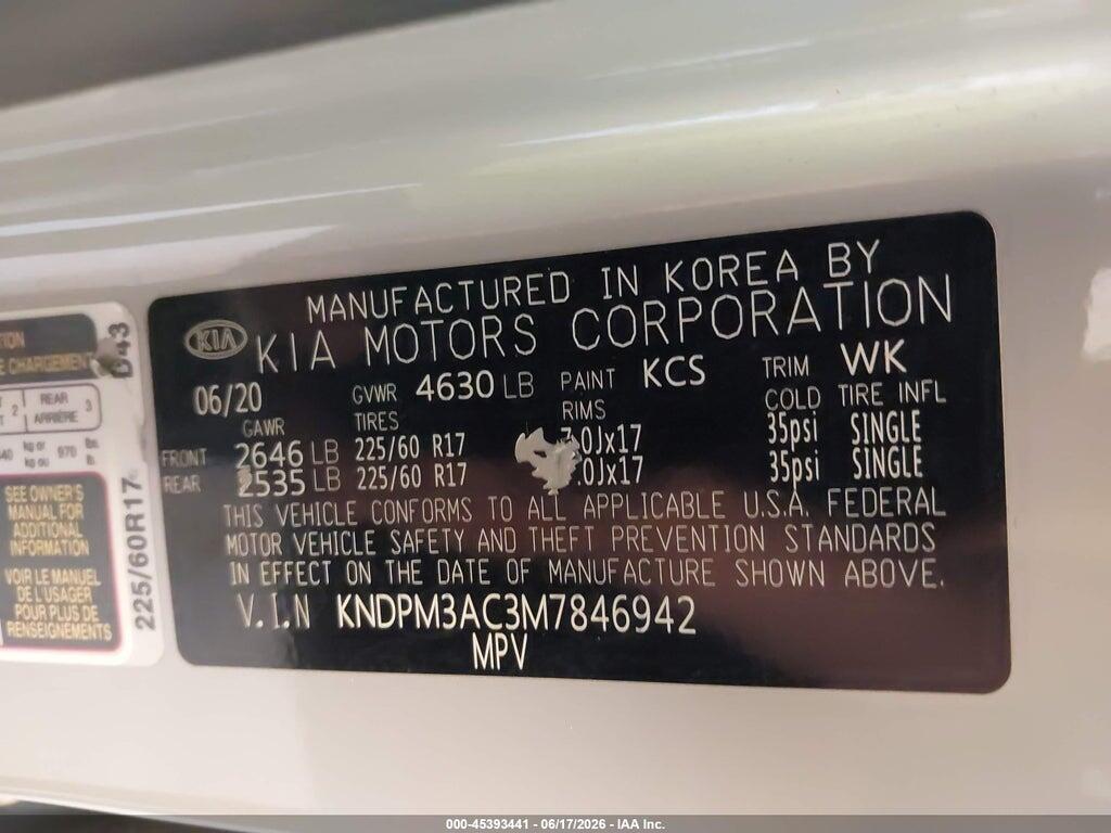 KNDPM3AC3M7846942 2021 KIA SPORTAGE photo no. 9