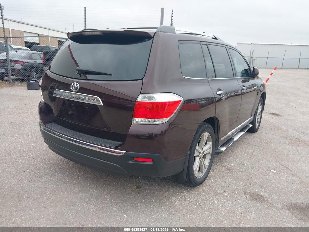 5TDYK3EH4CS066002 2012 TOYOTA HIGHLANDER photo no. 4