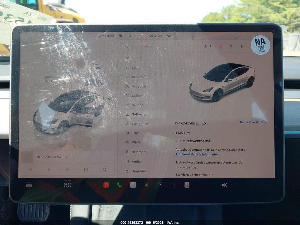5YJ3E1EA6PF591114 2023 TESLA MODEL 3 photo no. 7