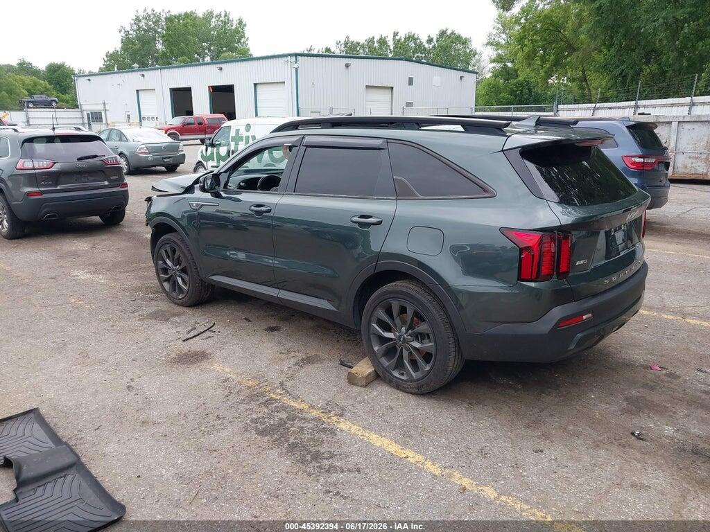 5XYRHDLF2NG104403 2022 KIA SORENTO photo no. 3
