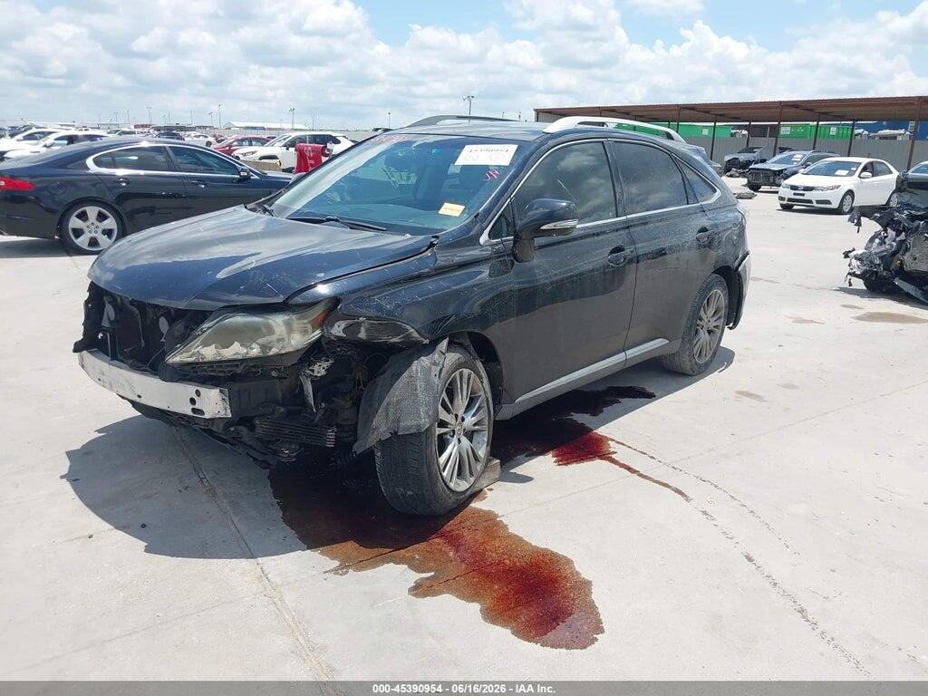 2T2ZK1BA8EC143980 2014 LEXUS RX 350 photo no. 2