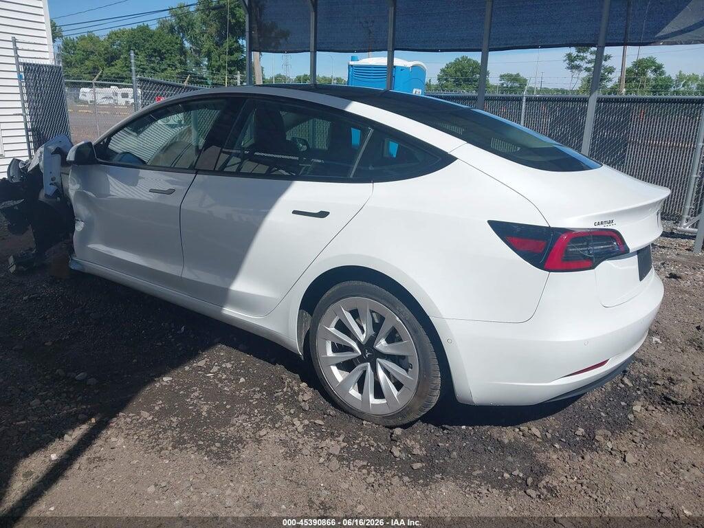 5YJ3E1EB7NF118098 2022 TESLA MODEL 3 photo no. 3