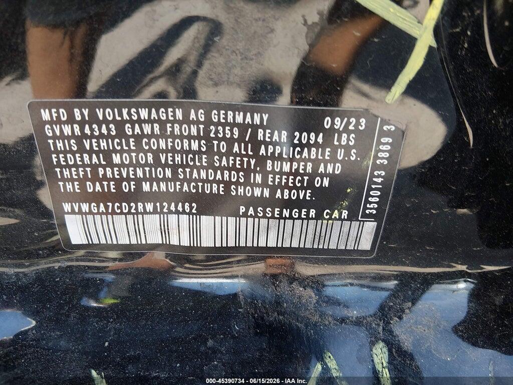 WVWGA7CD2RW124462 2024 VOLKSWAGEN GOLF GTI photo no. 9