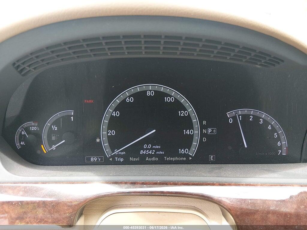WDDNG7DB2CA425343 2012 MERCEDES-BENZ S 550 photo no. 7
