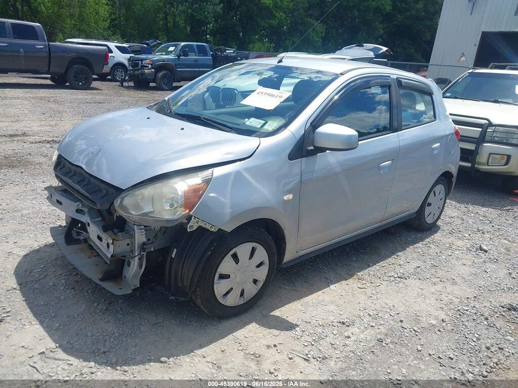 ML32A3HJ7EH006457 2014 MITSUBISHI MIRAGE photo no. 2