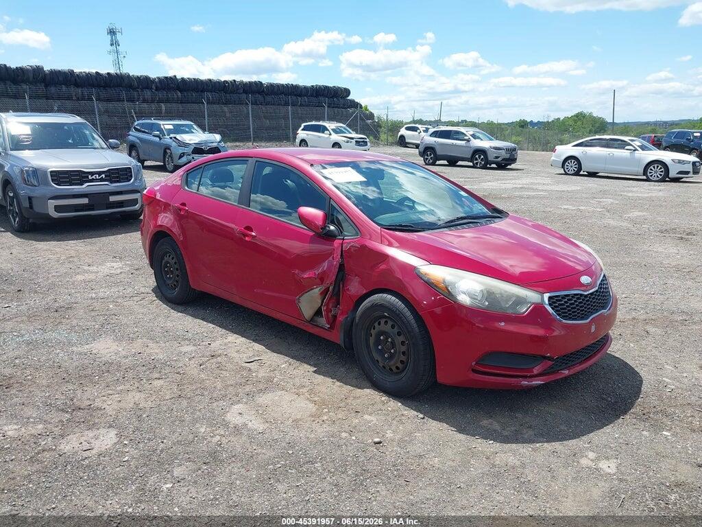KNAFK4A68E5086485 2014 KIA FORTE photo no. 1