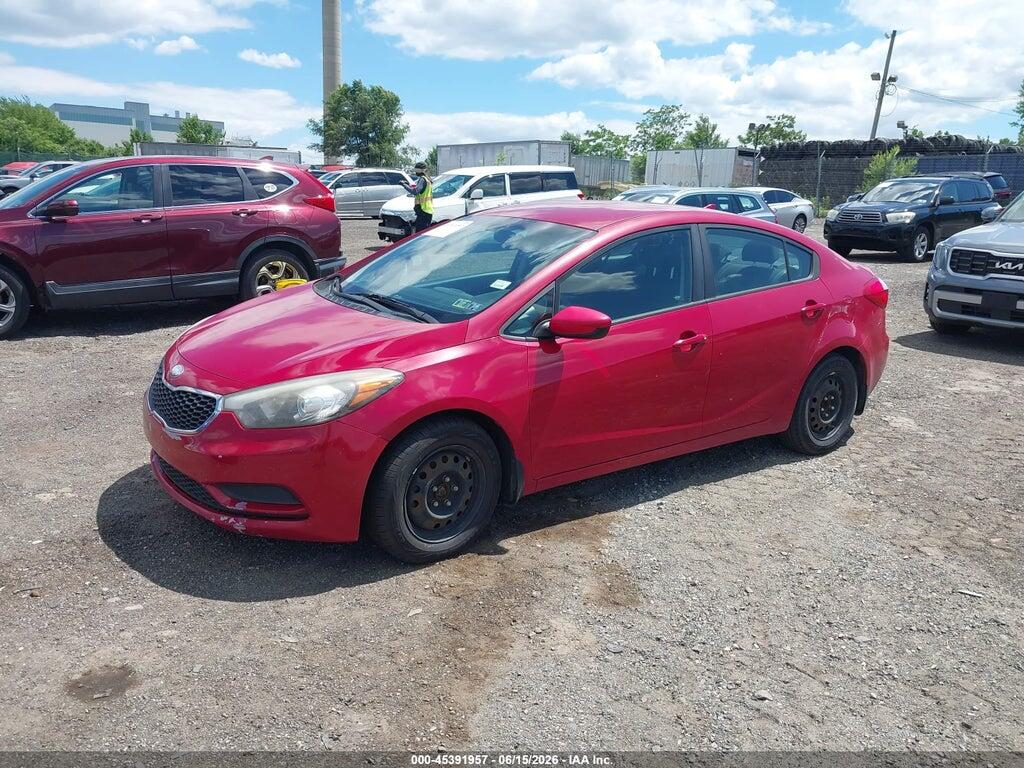 KNAFK4A68E5086485 2014 KIA FORTE photo no. 2