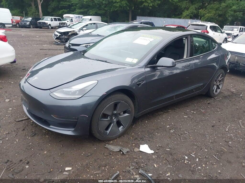 5YJ3E1EA2PF676760 2023 TESLA MODEL 3 photo no. 2