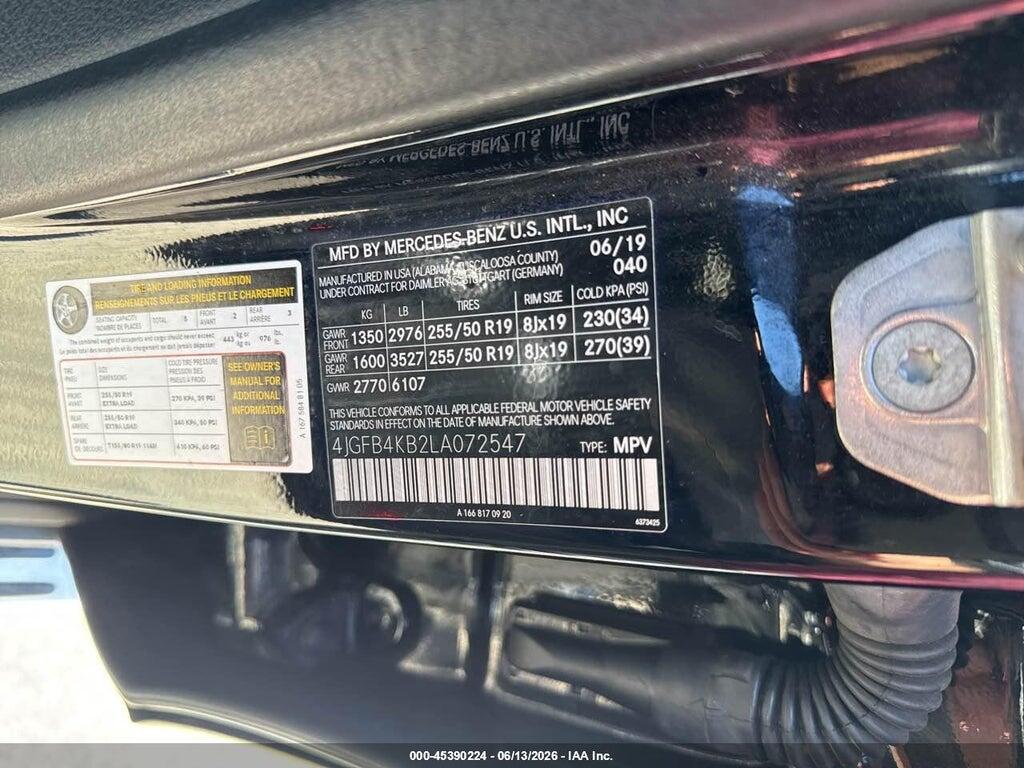 2020 MERCEDES-BENZ GLE 350 4MATIC — Фото 9 из 10
