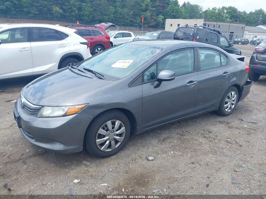 2HGFB2F54CH597433 2012 HONDA CIVIC photo no. 2
