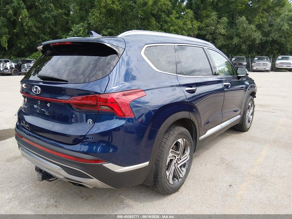 5NMS34AJXNH391499 2022 HYUNDAI SANTA FE photo no. 4