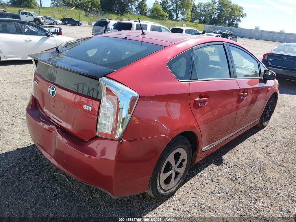 JTDKN3DU7D0338042 2013 TOYOTA PRIUS photo no. 4