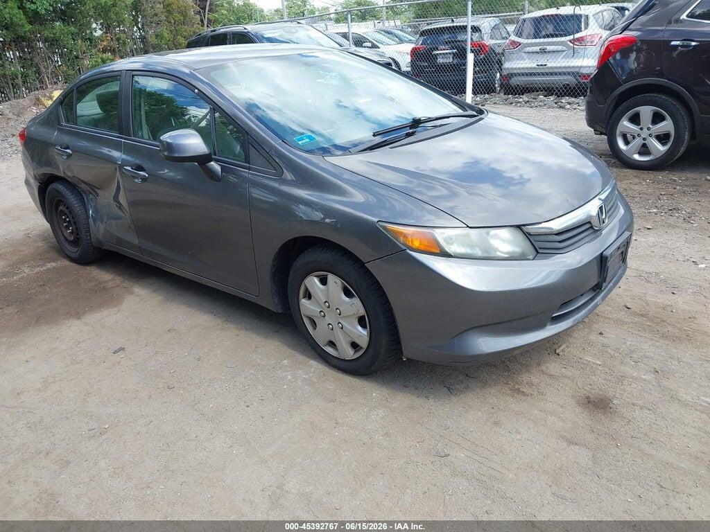 2HGFB2F51CH612664 2012 HONDA CIVIC photo no. 1