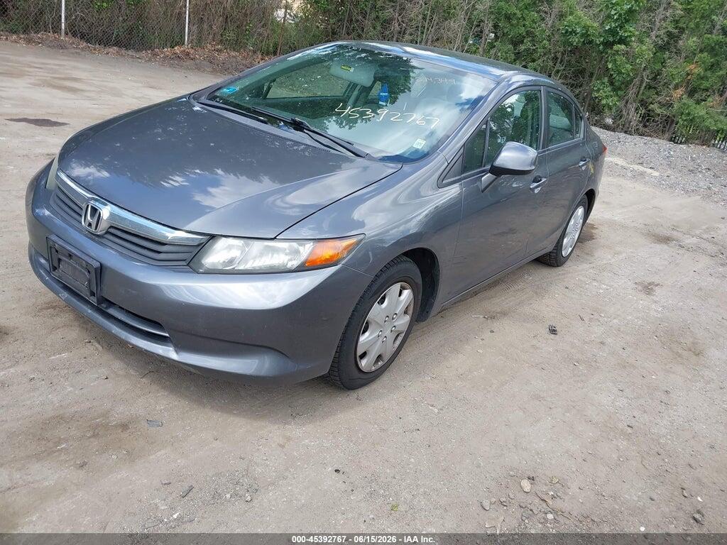 2HGFB2F51CH612664 2012 HONDA CIVIC photo no. 2