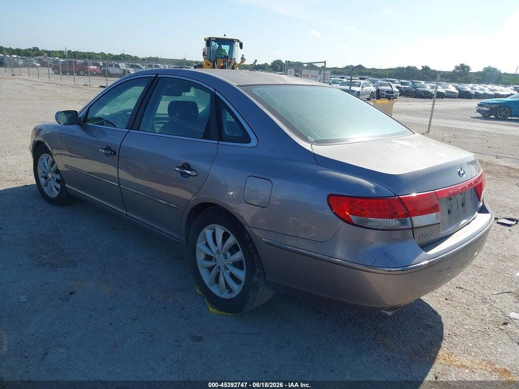 KMHFC46F26A035495 2006 HYUNDAI AZERA photo no. 3