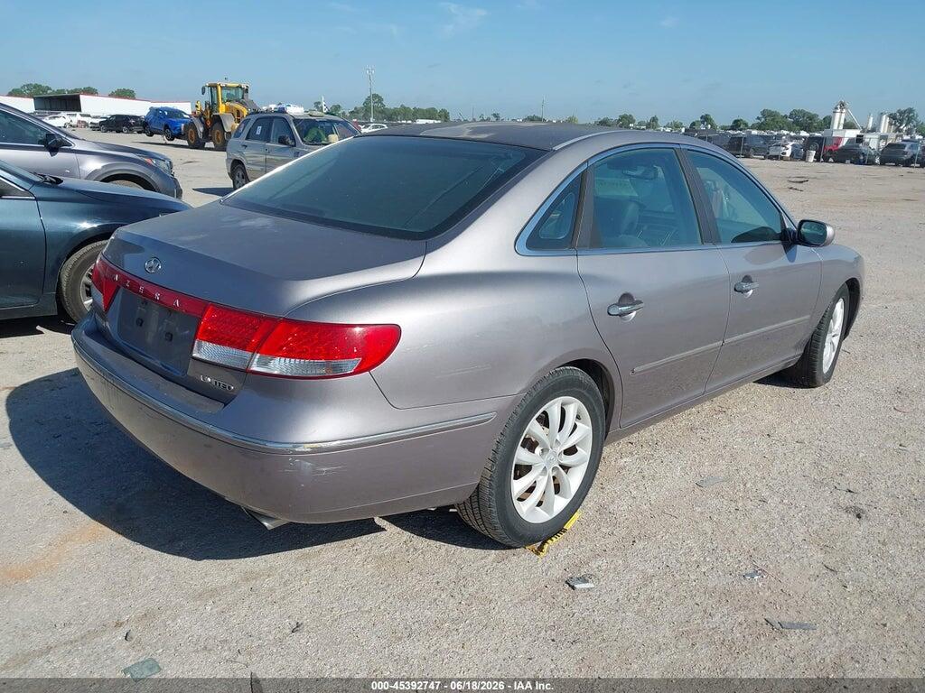 KMHFC46F26A035495 2006 HYUNDAI AZERA photo no. 4