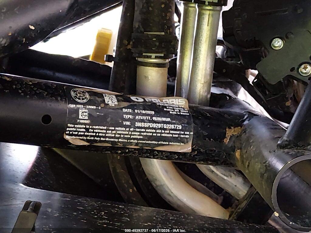 3NSSPD929TG226729 2026 POLARIS RZR photo no. 10