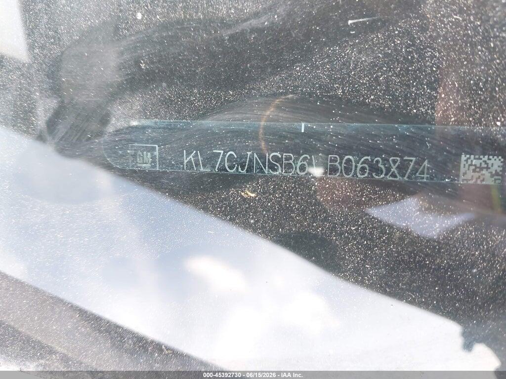 KL7CJNSB6LB063874 2020 CHEVROLET TRAX photo no. 9