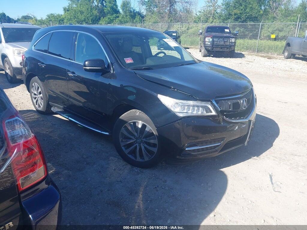 5FRYD4H4XGB002757 2016 ACURA MDX photo no. 1