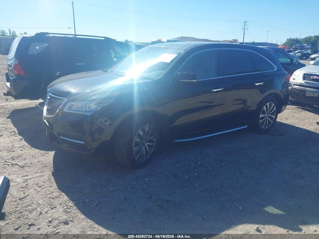 5FRYD4H4XGB002757 2016 ACURA MDX photo no. 2