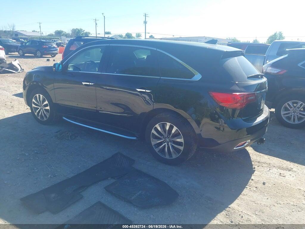 5FRYD4H4XGB002757 2016 ACURA MDX photo no. 3