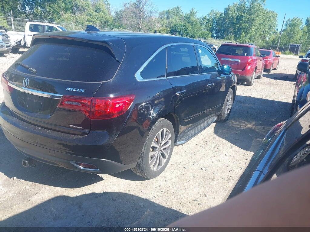 5FRYD4H4XGB002757 2016 ACURA MDX photo no. 4