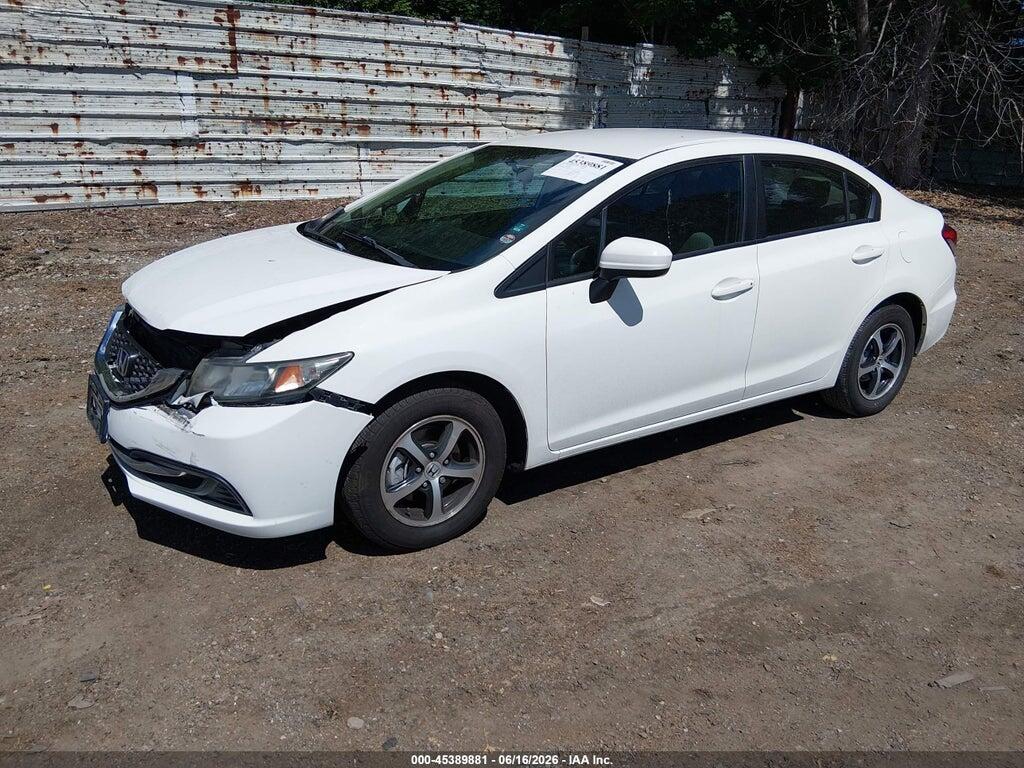 2HGFB2F74FH507008 2015 HONDA CIVIC photo no. 2