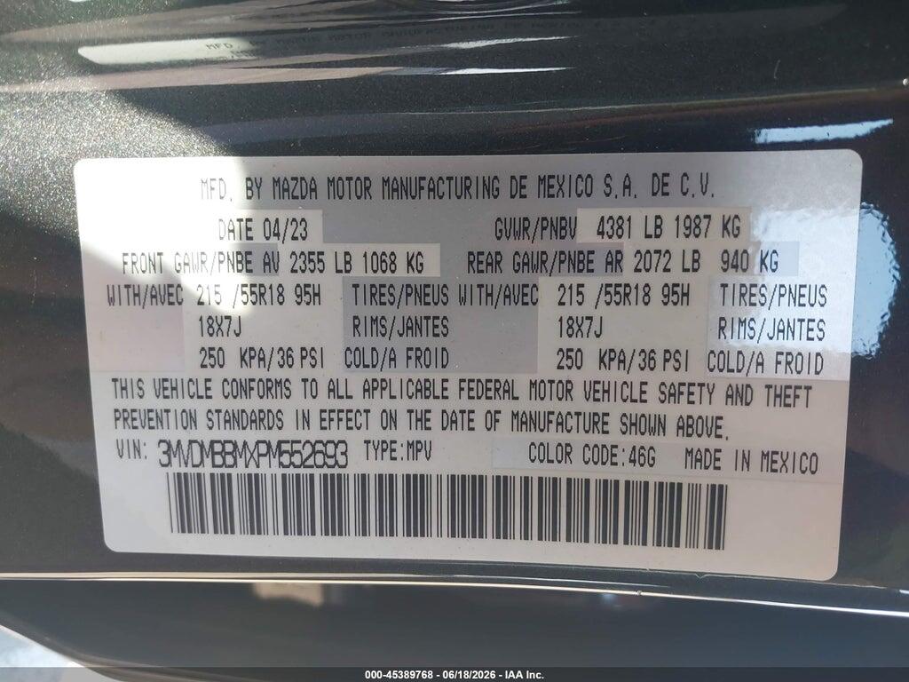 3MVDMBBMXPM552693 2023 MAZDA CX-30 photo no. 9