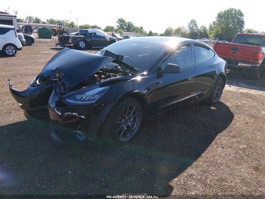 5YJ3E1EA7MF851130 2021 TESLA MODEL 3 photo no. 2