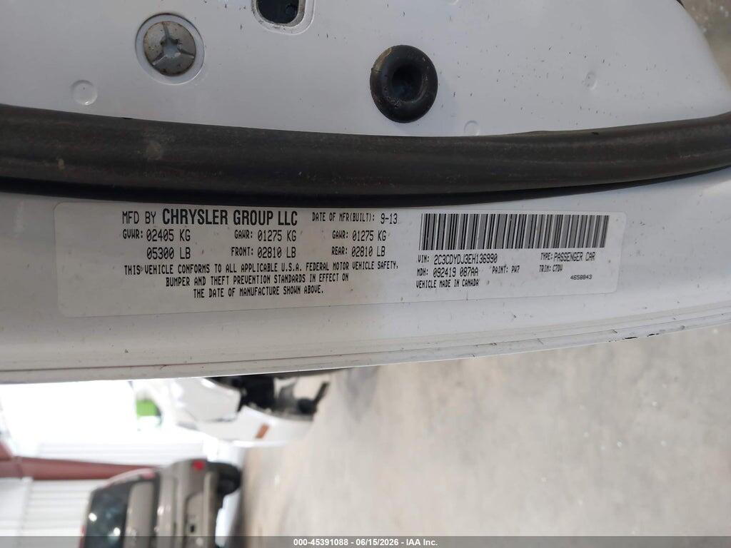 2C3CDYDJ3EH136990 2014 DODGE CHALLENGER photo no. 9