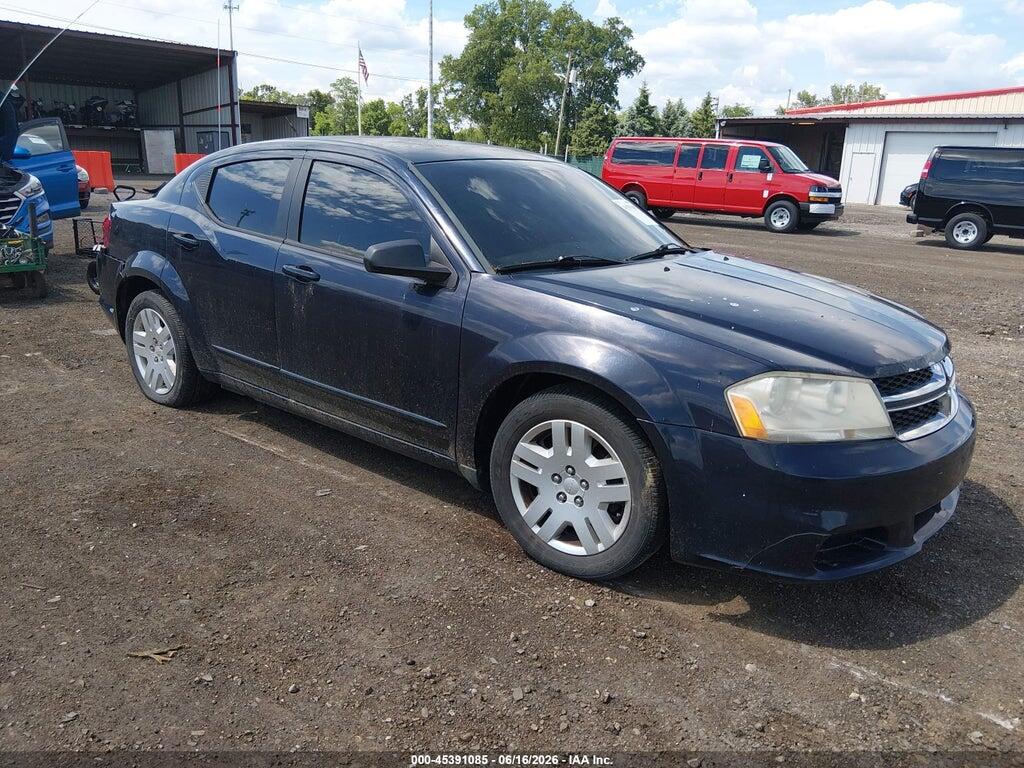 1C3CDZAG6CN269777 2012 DODGE AVENGER photo no. 1