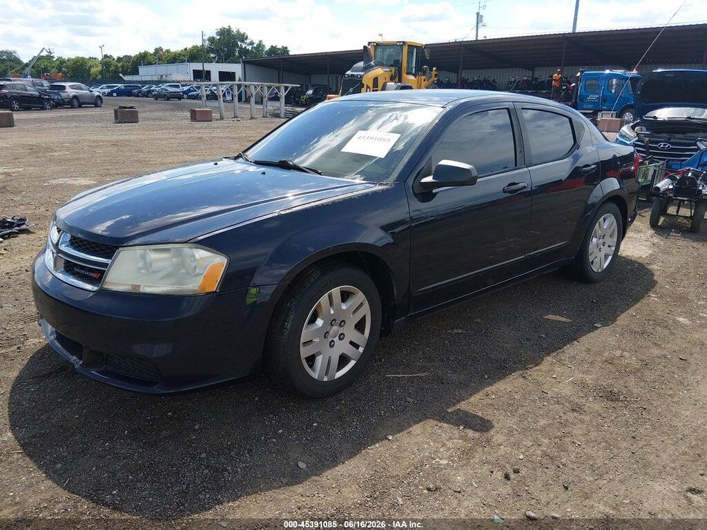 1C3CDZAG6CN269777 2012 DODGE AVENGER photo no. 2