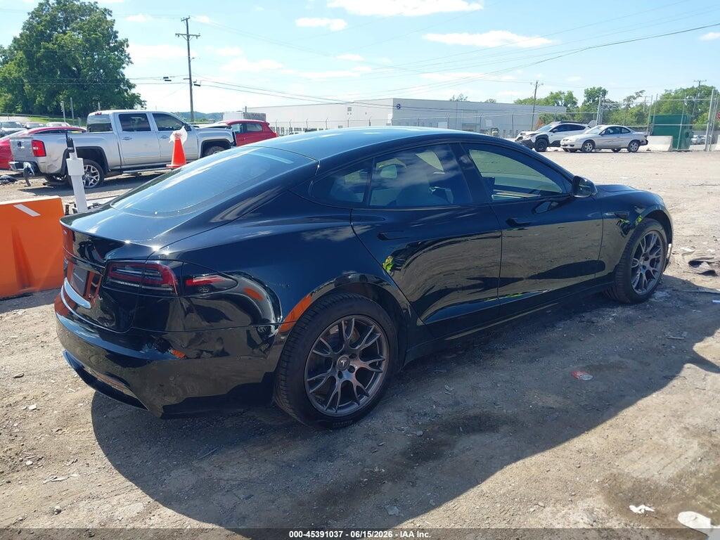 5YJSA1E55NF488399 2022 TESLA MODEL S photo no. 4