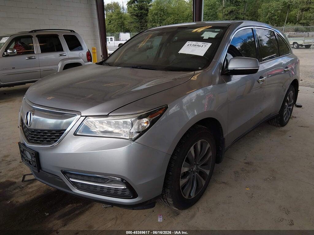 5FRYD4H44GB050125 2016 ACURA MDX photo no. 2