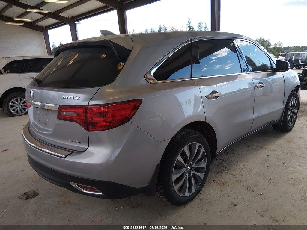 5FRYD4H44GB050125 2016 ACURA MDX photo no. 4