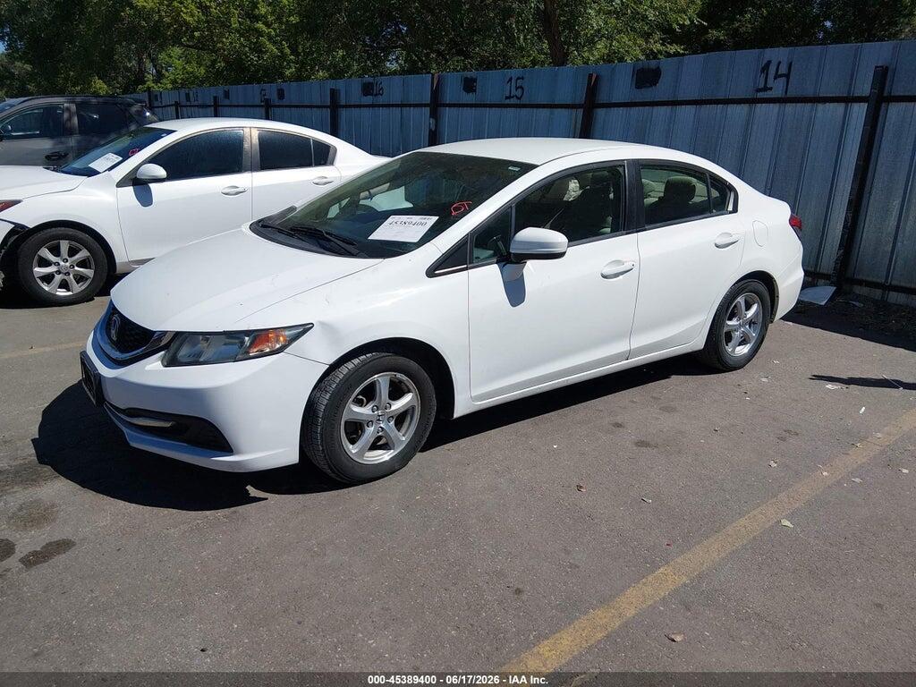 19XFB5F54EE000568 2014 HONDA CIVIC photo no. 2