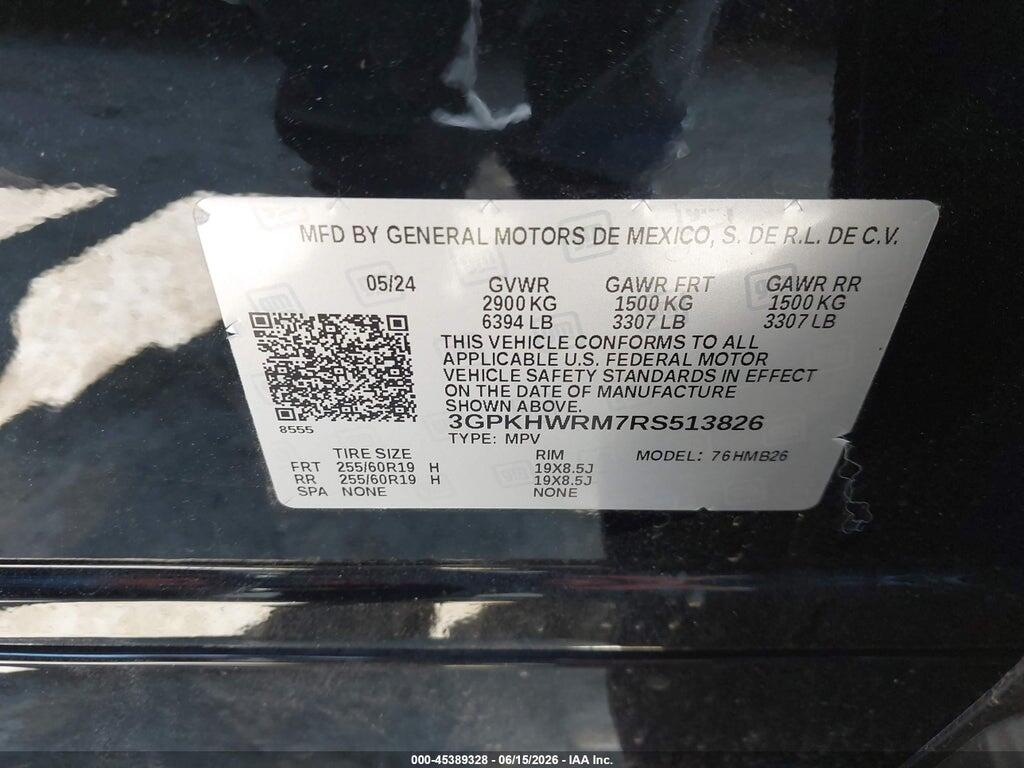3GPKHWRM7RS513826 2024 HONDA PROLOGUE photo no. 9