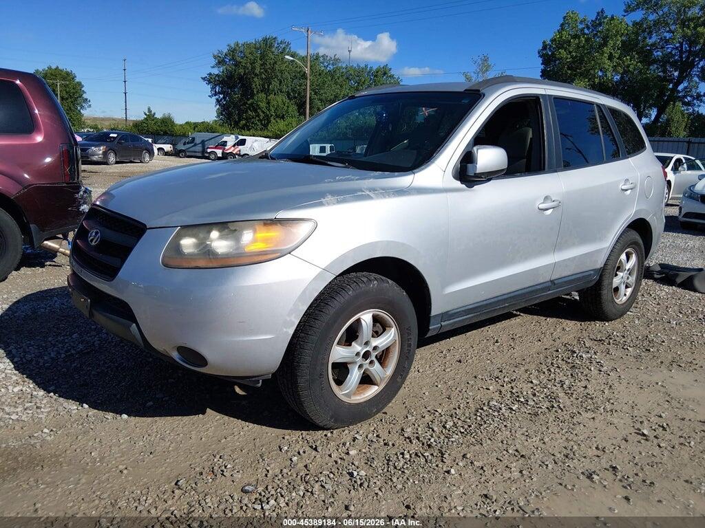 5NMSG13DX8H181628 2008 HYUNDAI SANTA FE photo no. 2