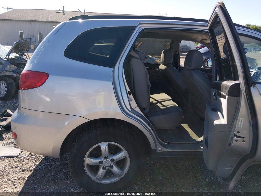 5NMSG13DX8H181628 2008 HYUNDAI SANTA FE photo no. 8
