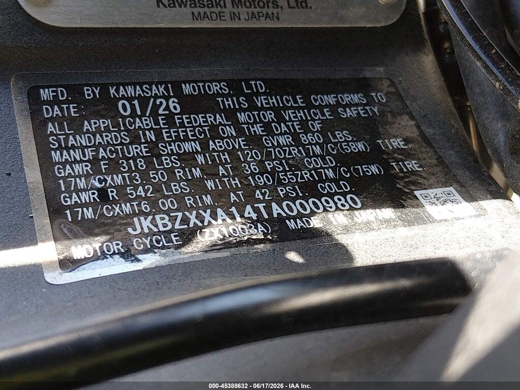 ML5EXEP13SDAD9750 2025 KAWASAKI EX650 photo no. 10